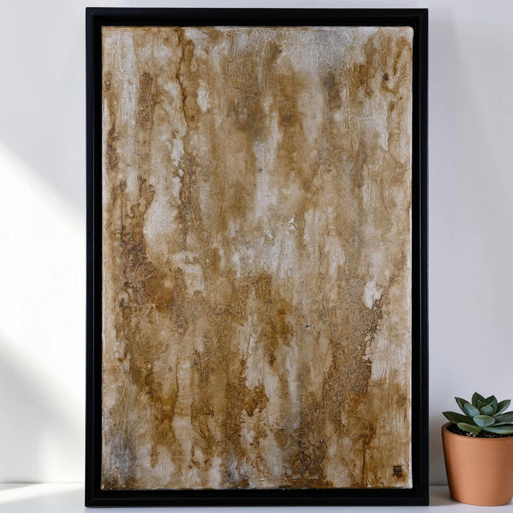 Gemälde "Liquid Decay II" (Original, gerahmt) 60x40 cm