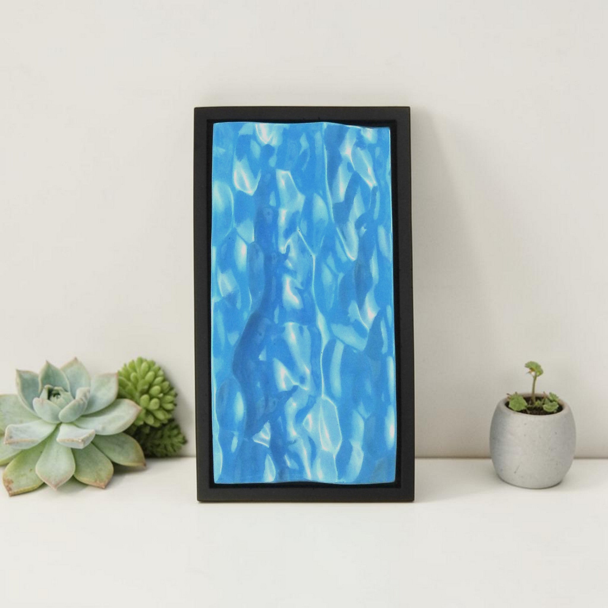 Wandplastik "Ripples" ca. 18x10 cm