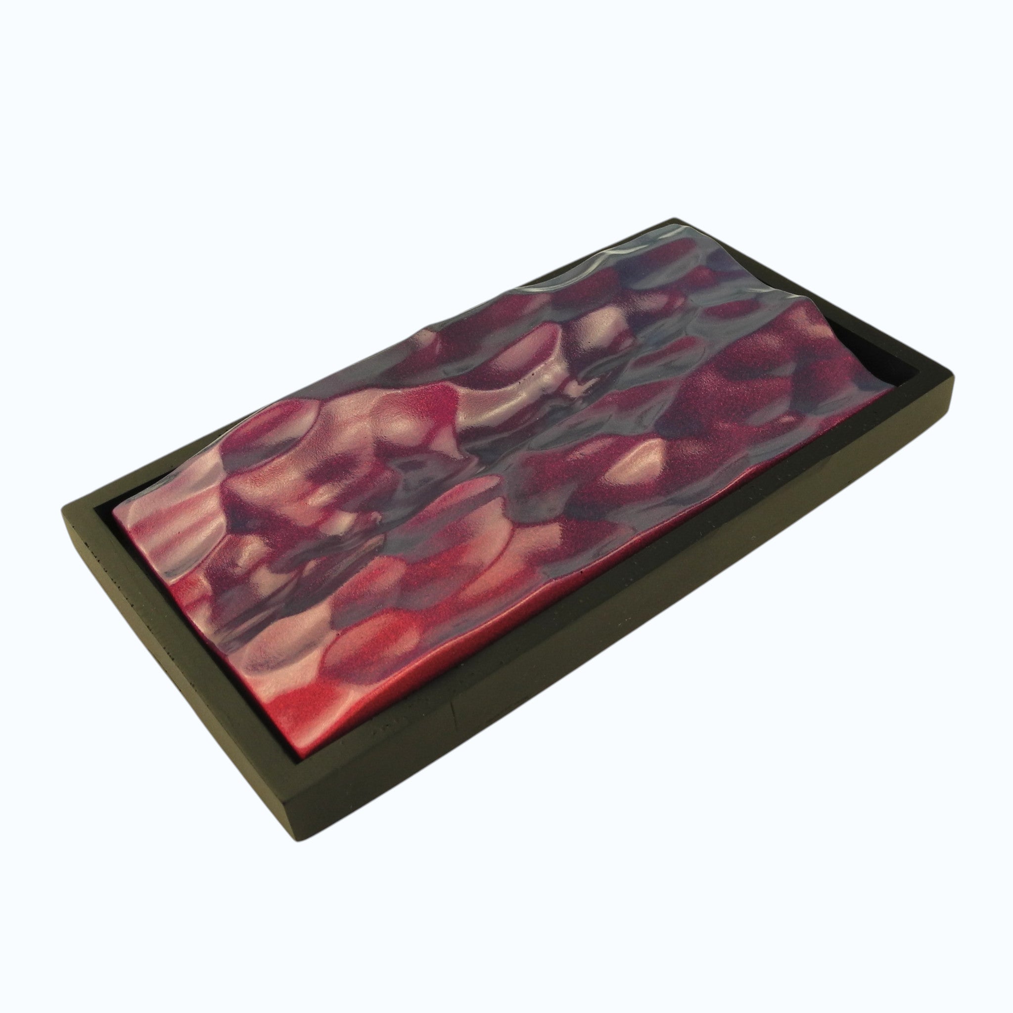 Wandplastik "Ripples" ca. 18x10 cm