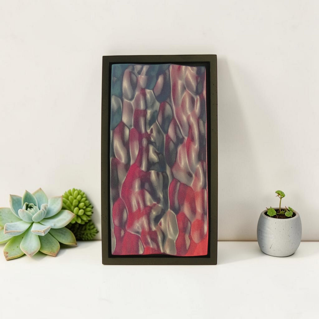 Wandplastik "Ripples" ca. 18x10 cm